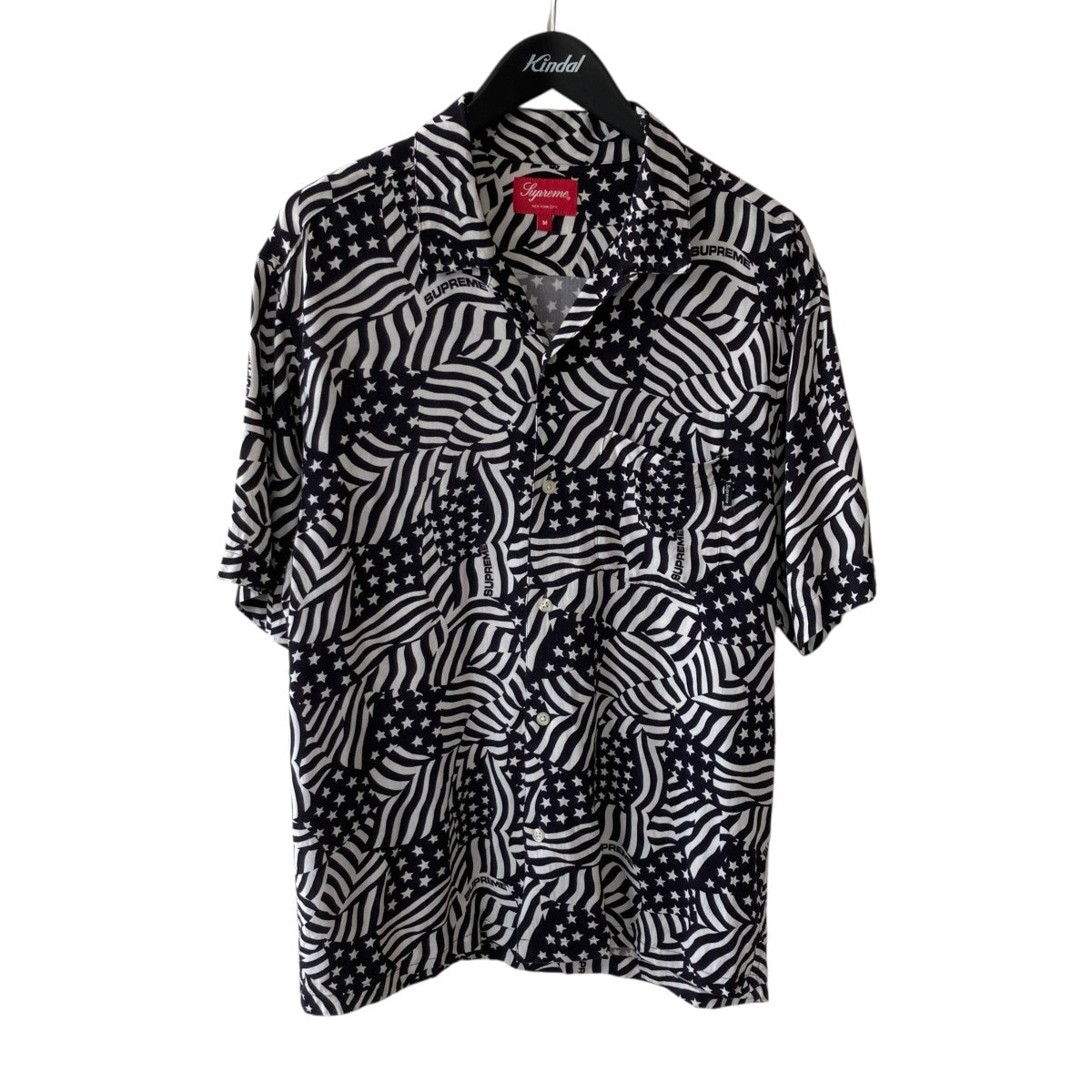 Supreme 20SSFlagsRayonShirt半袖シャツ 古着・中古-1枚目のアイテム画像