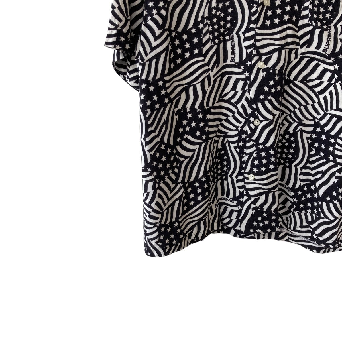 Supreme 20SSFlagsRayonShirt半袖シャツ 古着・中古-4枚目のアイテム画像