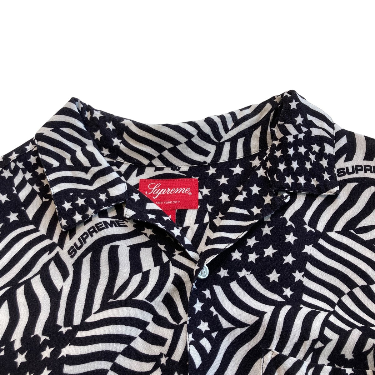 Supreme 20SSFlagsRayonShirt半袖シャツ 古着・中古-7枚目のアイテム画像
