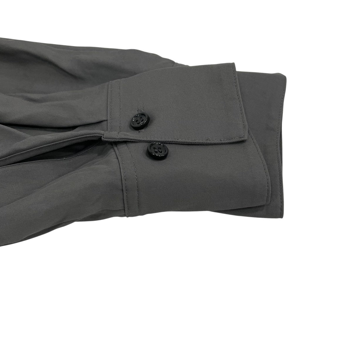digneディニュ button shirt-black 新品未使用 digne(ディニュ) 長袖シャツDIG23AWSH003 DIG23AWSH003 グレー サイズ