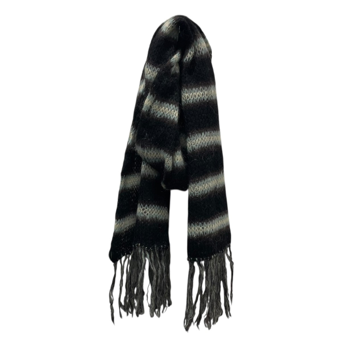 24AW モヘアストライプマフラー MOHAIR STRIPE MUFFLER 2411300601