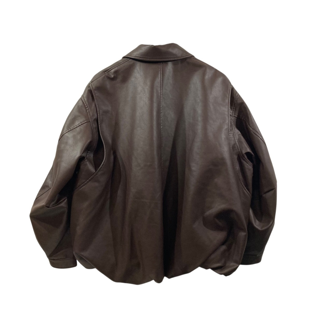 CLANE(クラネ) フェイクレザーバルーンジャケット19101-0012 19101