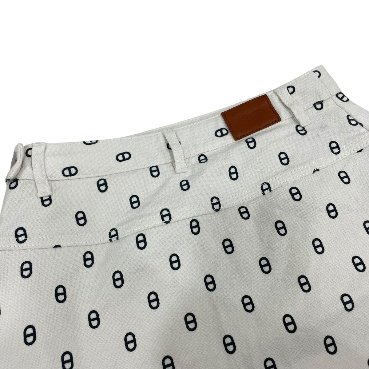 HERMES シェーヌダンクルミニスカートデニムスカート 古着・中古-4枚目のアイテム画像