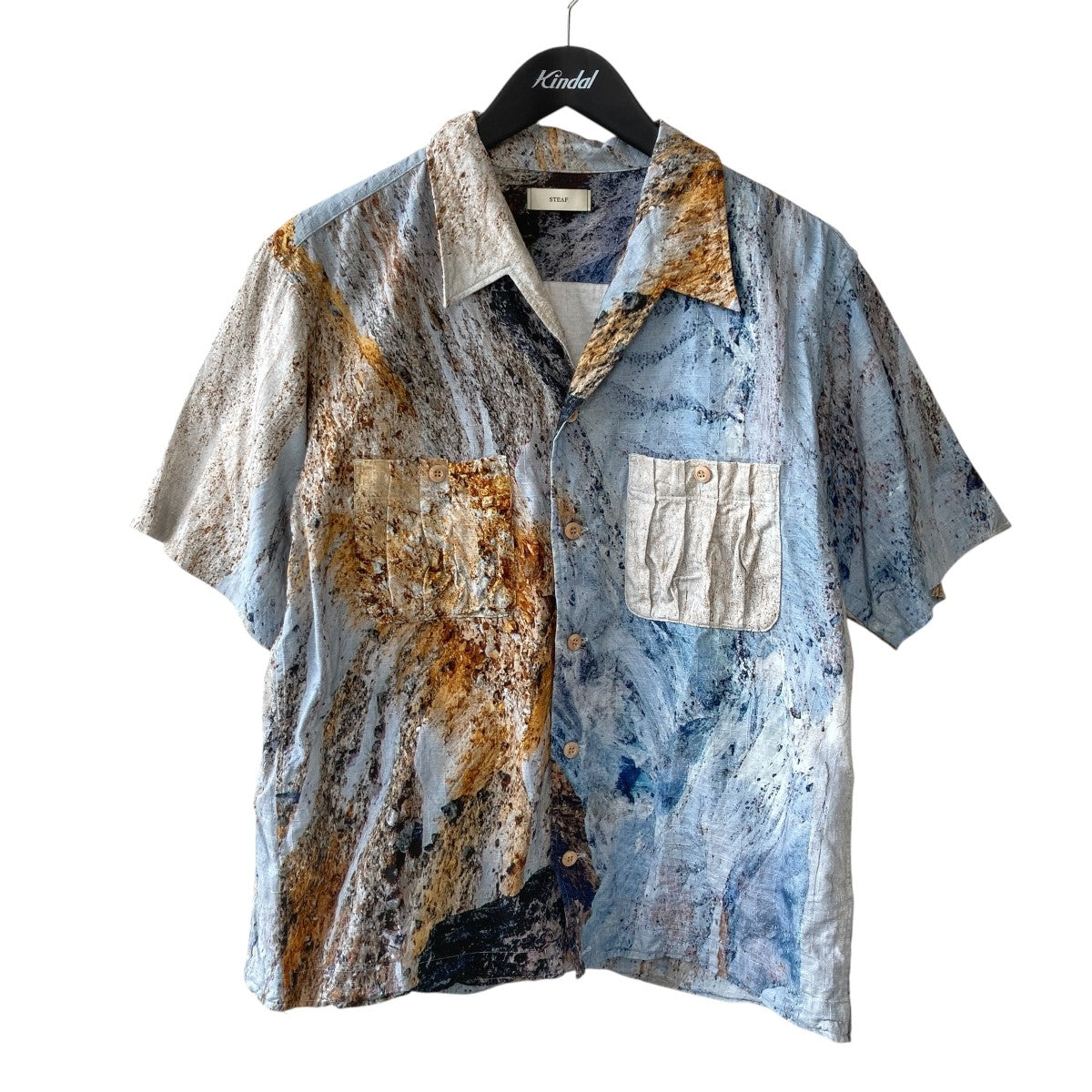 STEAF． 総柄半袖シャツS25SS-SH04 古着・中古-1枚目のアイテム画像
