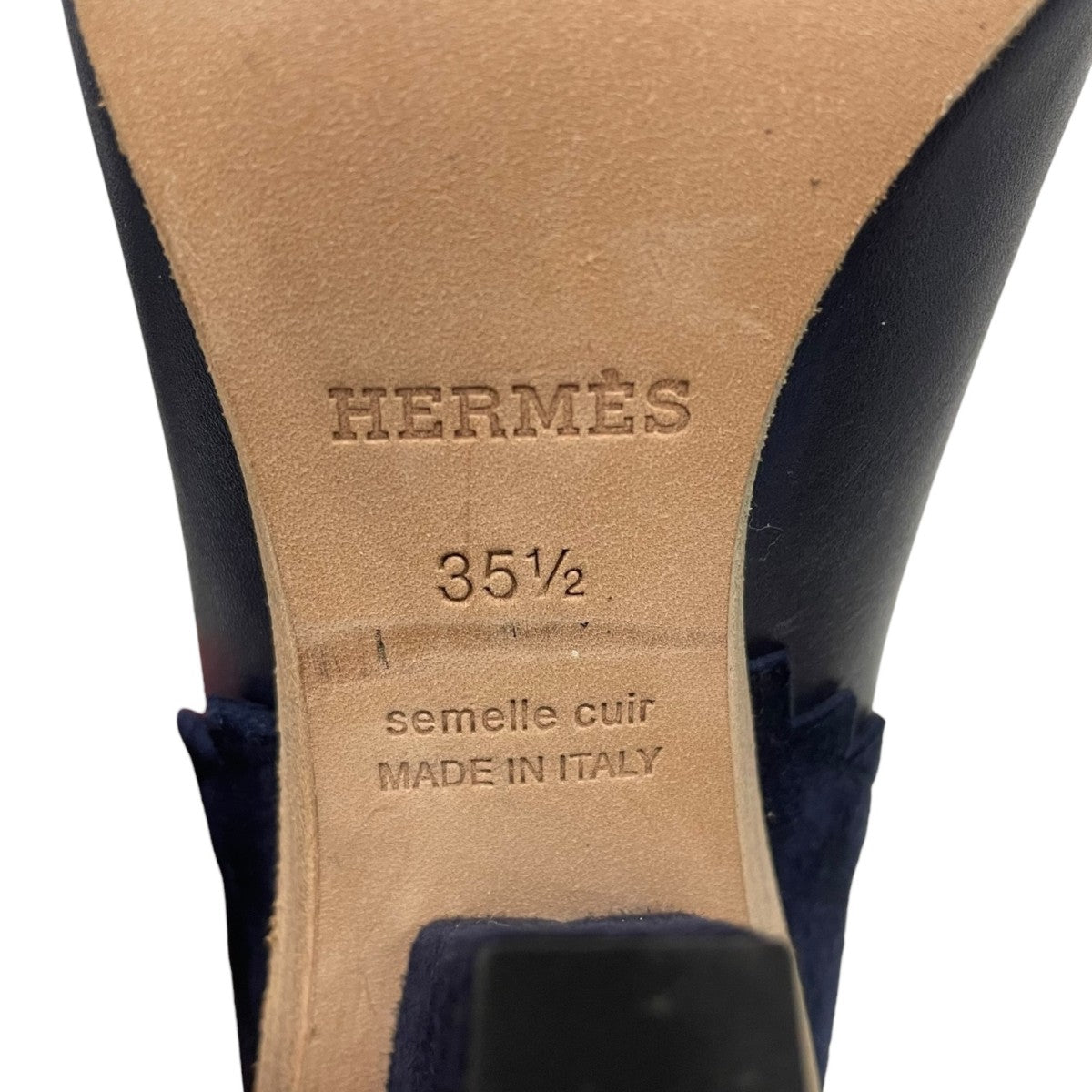 HERMES Z刻印 ショートブーツ 古着・中古-10枚目のアイテム画像