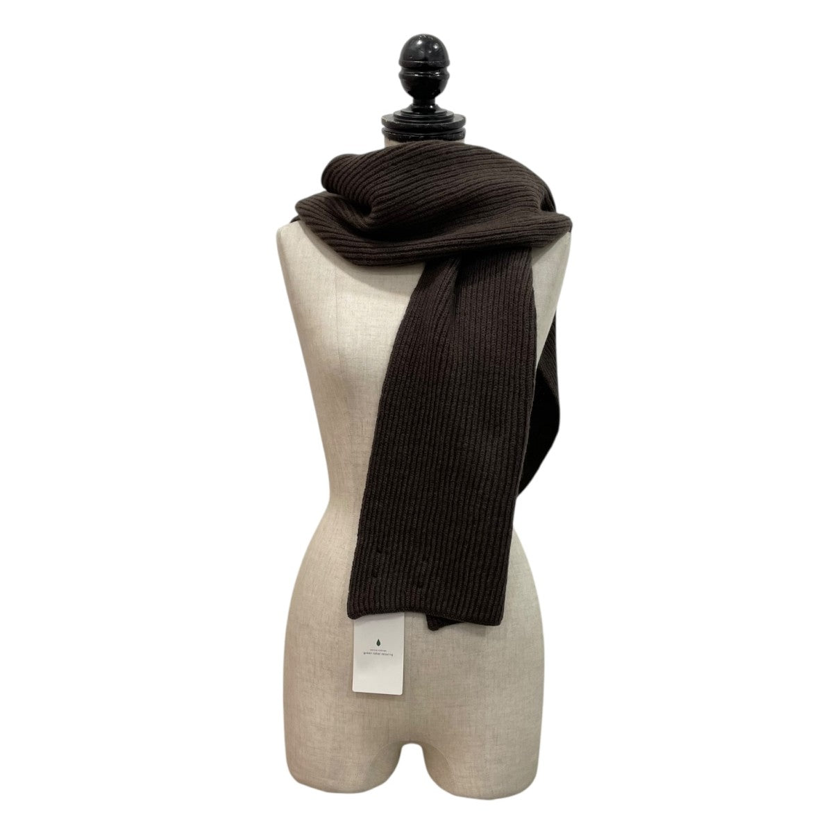 GLR ウールカシミヤ リブ マフラーマフラー3136-343-0695