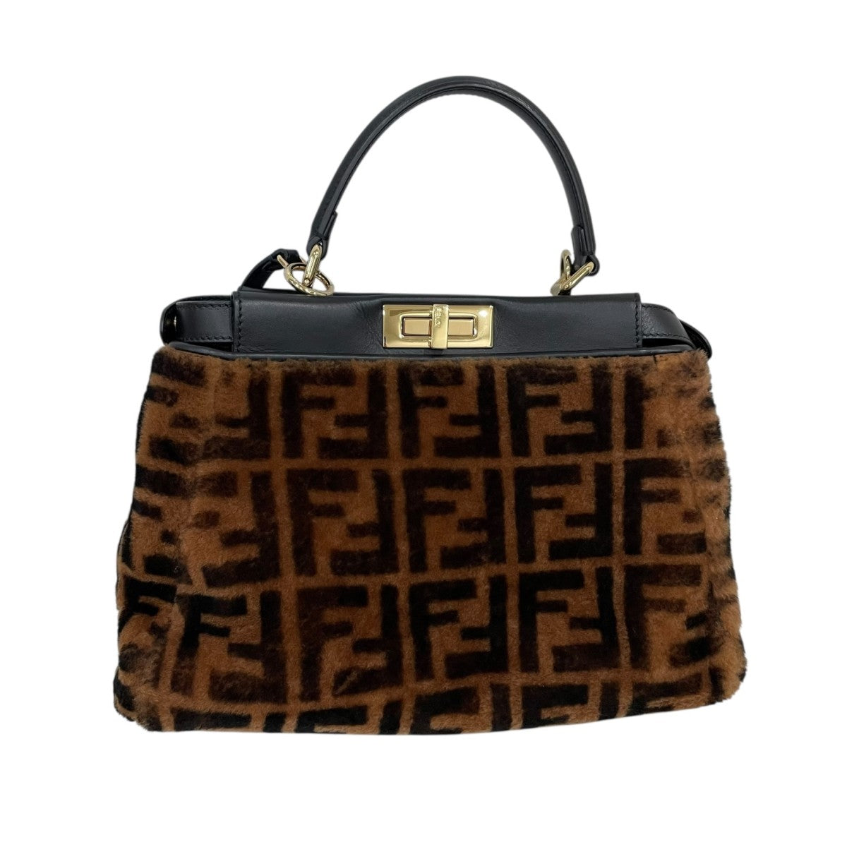 FENDI ムートン ショルダーバッグ8BN290 古着・中古-2枚目のアイテム画像