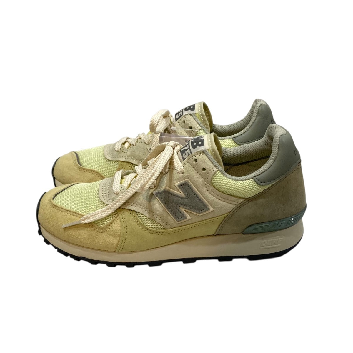 AURALEE×NEW BALANCE Vintage YellowローカットスニーカーU475AR 古着・中古-2枚目のアイテム画像