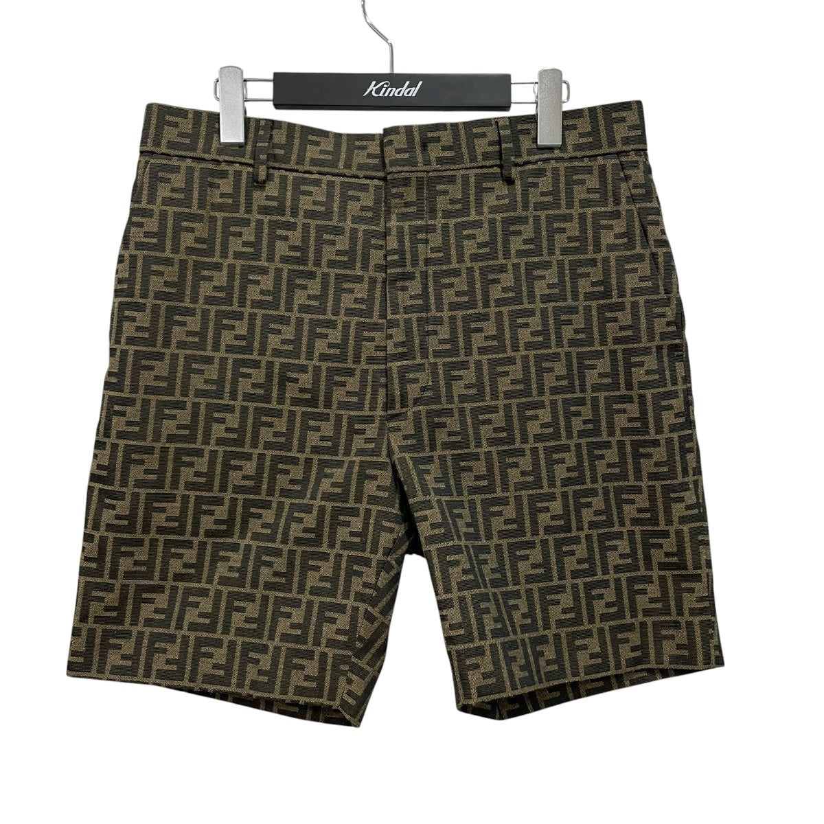 FENDI ズッカ柄ハーフパンツFB0521 A6WJ 古着・中古-1枚目のアイテム画像