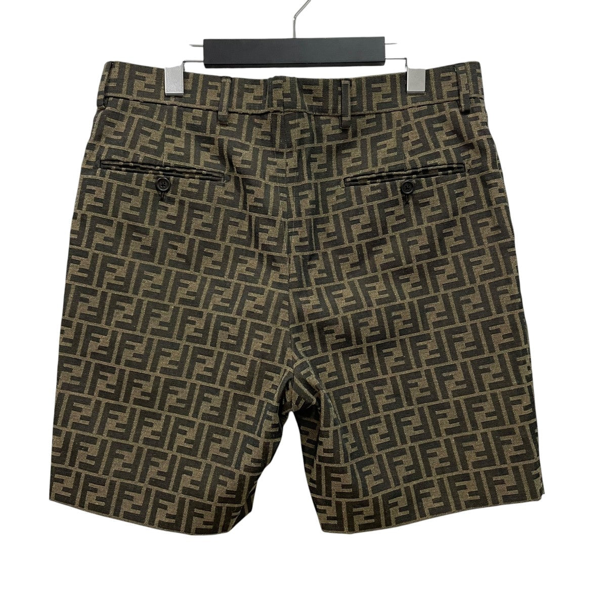 FENDI ズッカ柄ハーフパンツFB0521 A6WJ 古着・中古-2枚目のアイテム画像