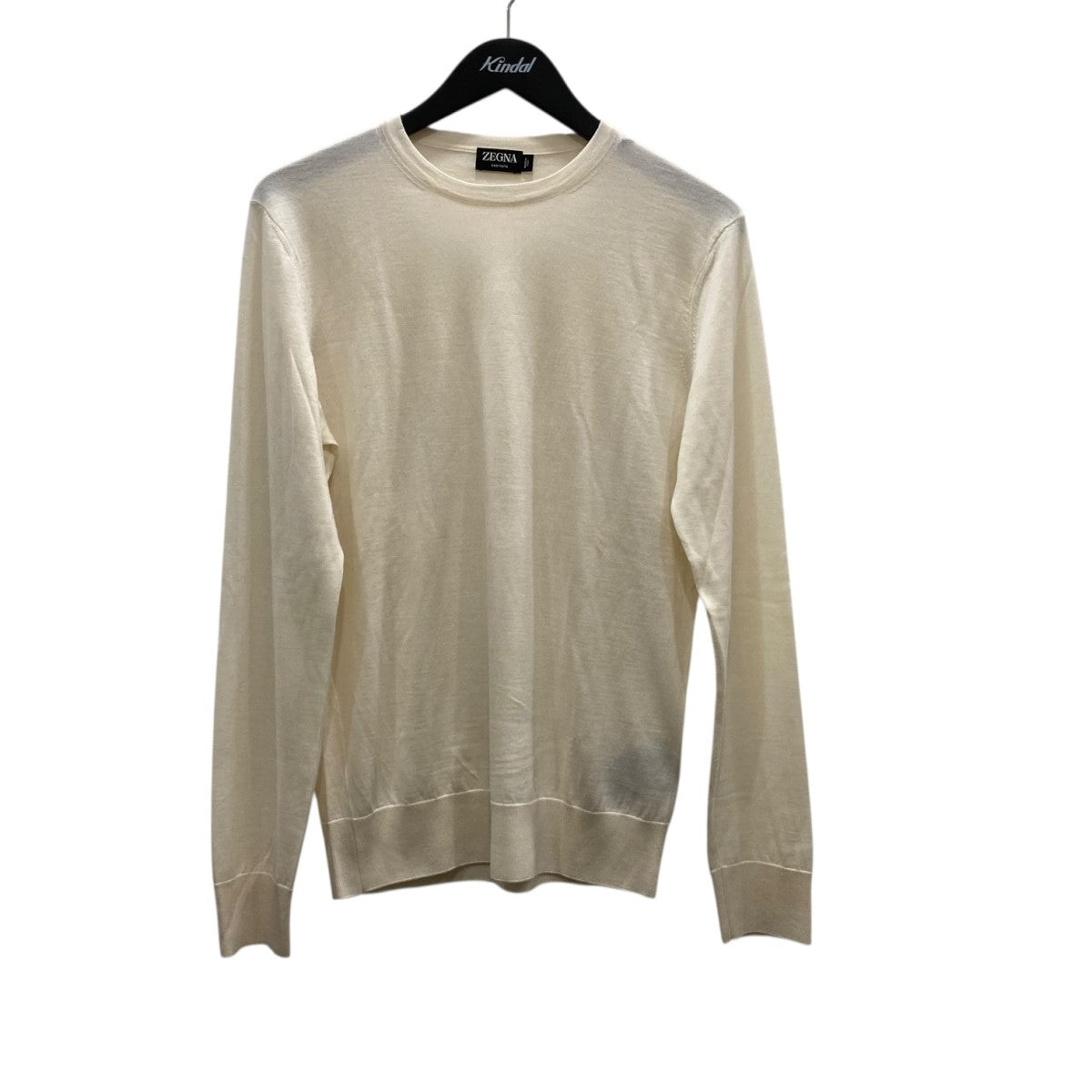 ZEGNA CashsetaクルーネックニットE8J00 古着・中古-1枚目のアイテム画像
