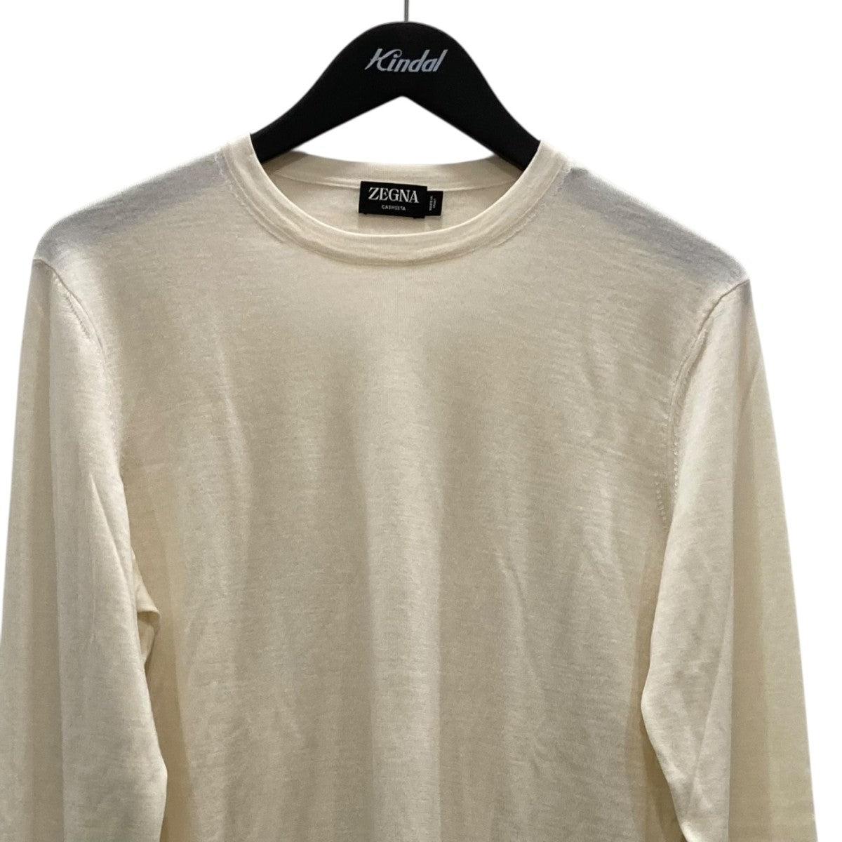 ZEGNA CashsetaクルーネックニットE8J00 古着・中古-2枚目のアイテム画像