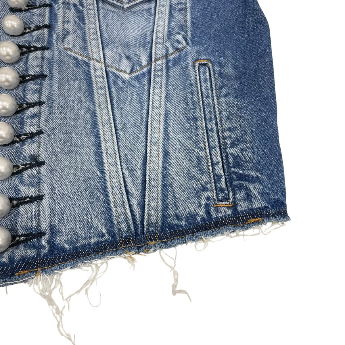 新品 25AW CINOH デニム パールボタン ジャケット チノ CINOH(チノ) デニムパールボタンジャケット 25WJK003 25WJK003 ブルー