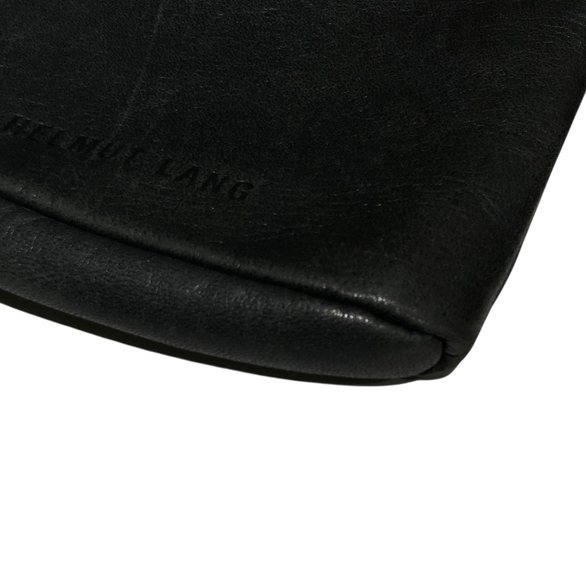 HELMUT LANG(ヘルムートラング) レザーショルダーバッグ ブラック