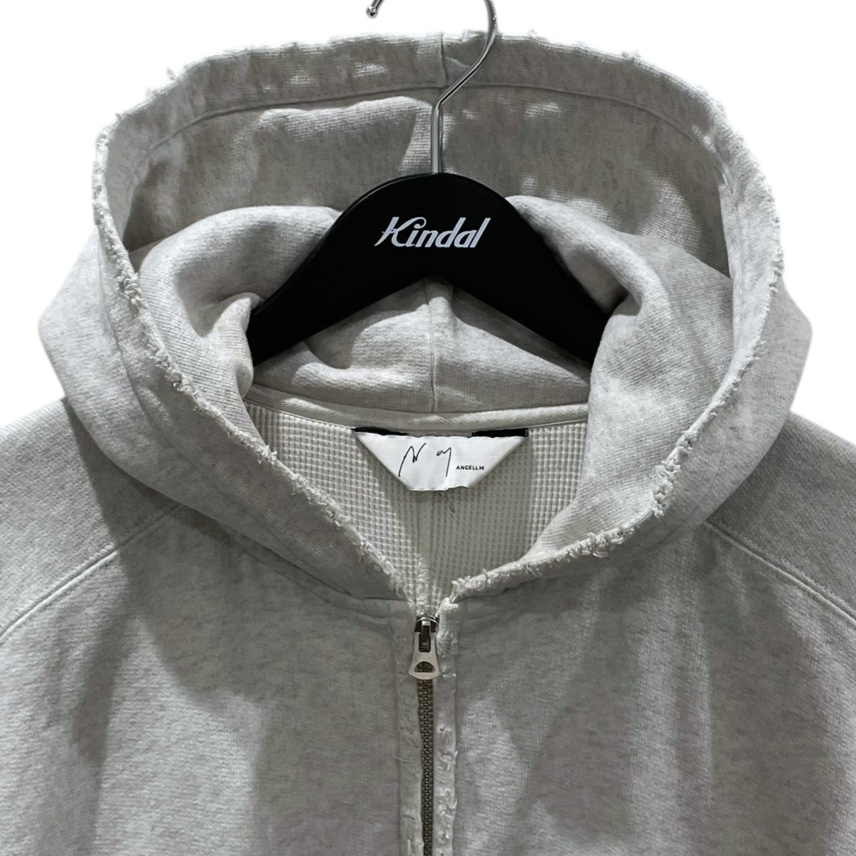 25AW 加工ジップアップパーカー ZIP UP HOODIE ジップアップフーディ ANC-CT136