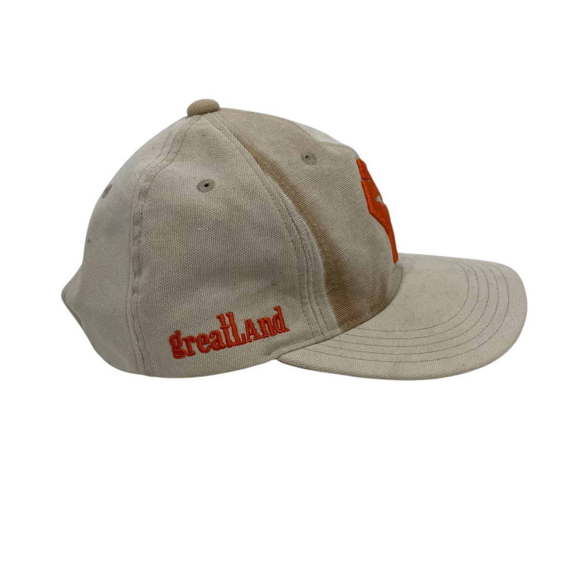 Great Land NVCLEAR ANGRY for ALL CAPキャップ ベージュ｜【公式