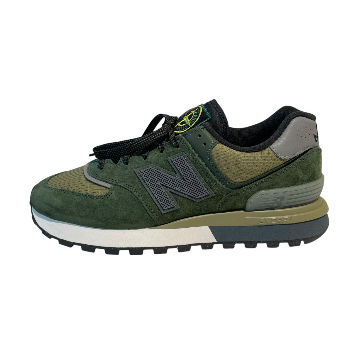 NEW BALANCE×STONE ISLAND 574 Legacy Dark GreenスニーカーU574LGIL