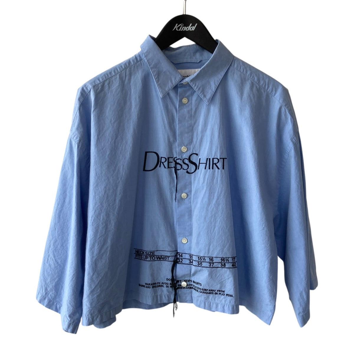 doublet EMBROIDERY DRESS SHIRT半袖シャツ18SS10SH48 古着・中古-1枚目のアイテム画像