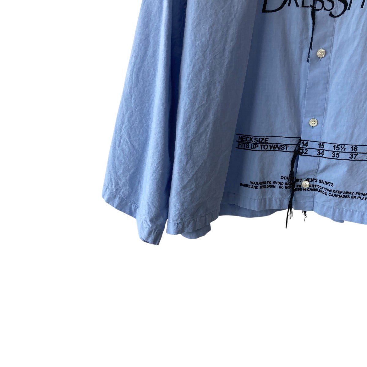 doublet EMBROIDERY DRESS SHIRT半袖シャツ18SS10SH48 古着・中古-4枚目のアイテム画像