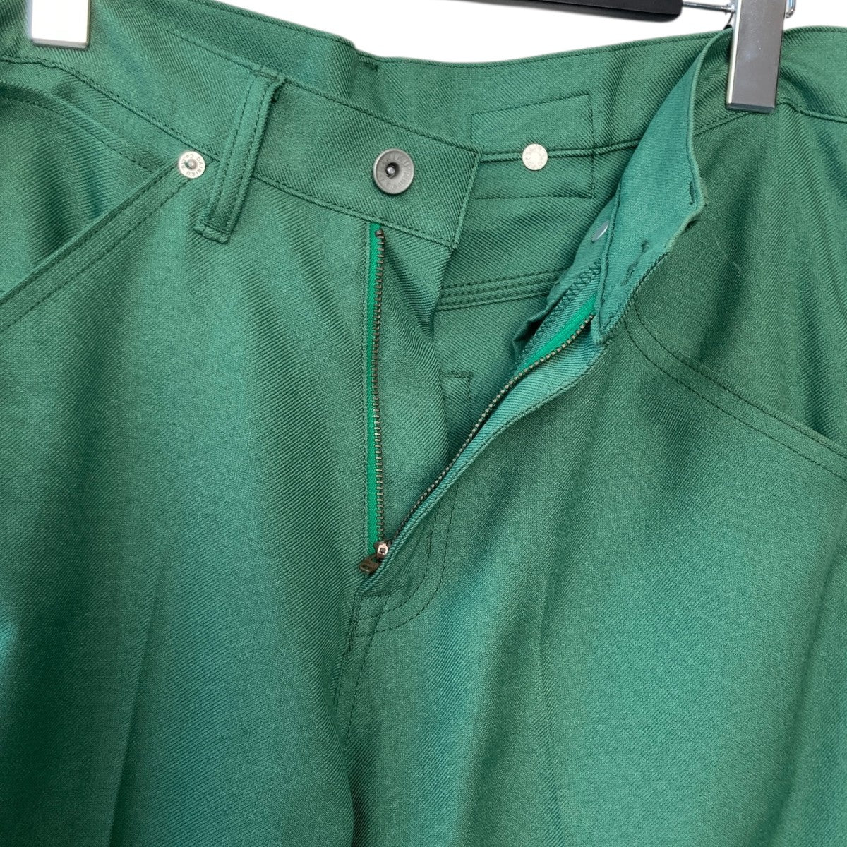 Dairiku ダイリク 22ss パンツ　スタプレ　緑 DAIRIKU(ダイリク) PRESSED PANTパンツ22SSP-7 22SSP-7 グリーン