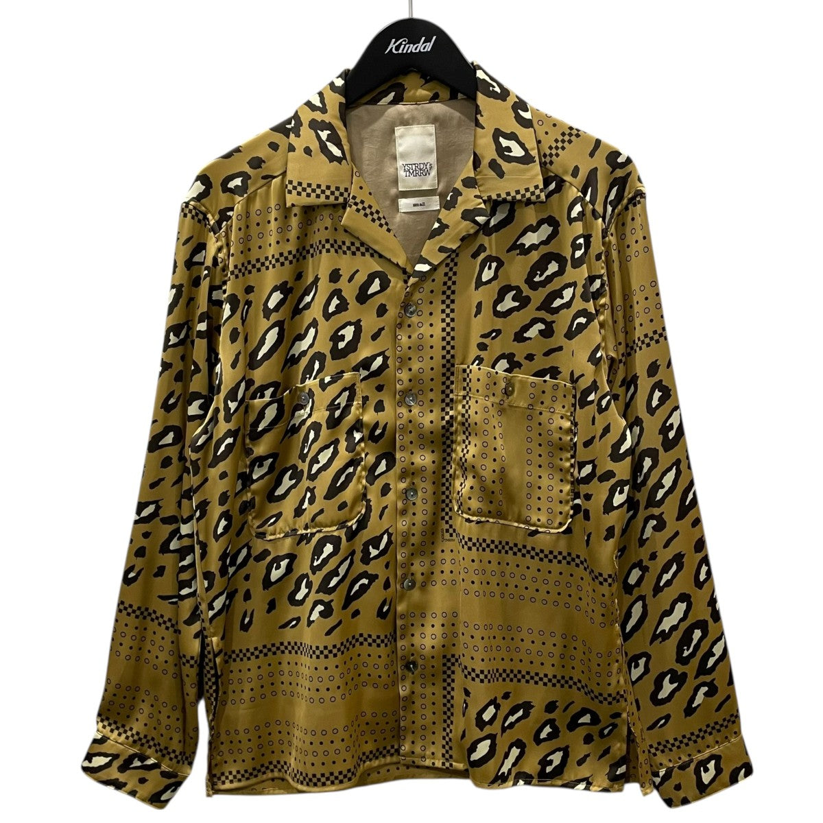 YSTRDY’S TMRRW 18SS レオパード柄オープンカラーシャツ YANKEE SHIRT LEOPARD ヤンキーシャツ レオパード YT-S0203 古着・中古-1枚目のアイテム画像