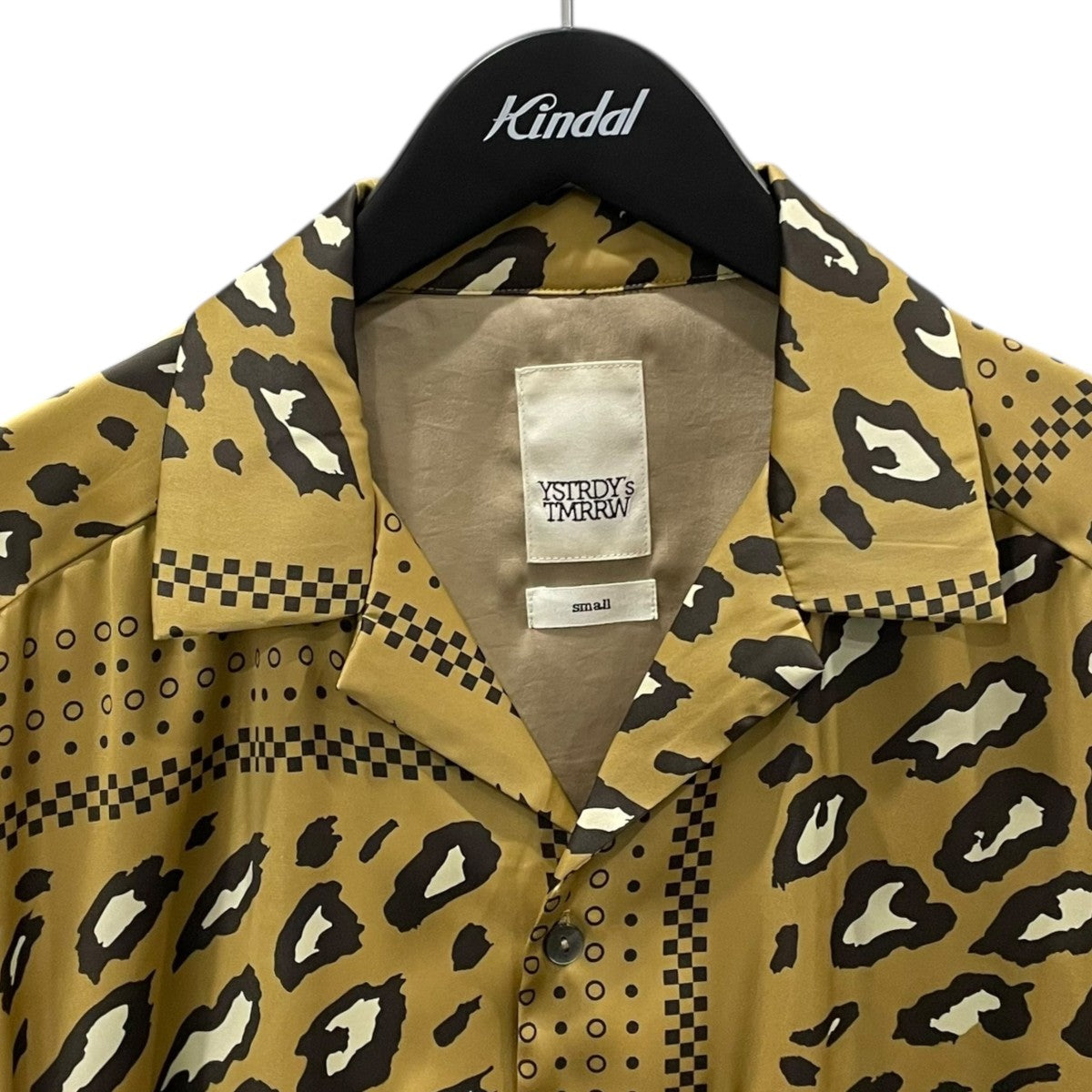 YSTRDY’S TMRRW 18SS レオパード柄オープンカラーシャツ YANKEE SHIRT LEOPARD ヤンキーシャツ レオパード YT-S0203 古着・中古-3枚目のアイテム画像
