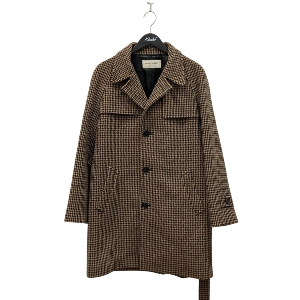 サンローランSAINT LAURENT 13AW 千鳥柄 ウール コート サンローランSAINT LAURENT 13AW 千鳥柄 ウール コート