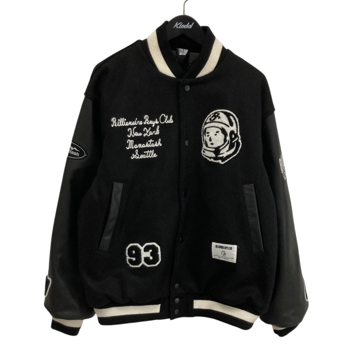 Manastash Leather Sleeve Varsity JacketスタジャンBBCJP261X001