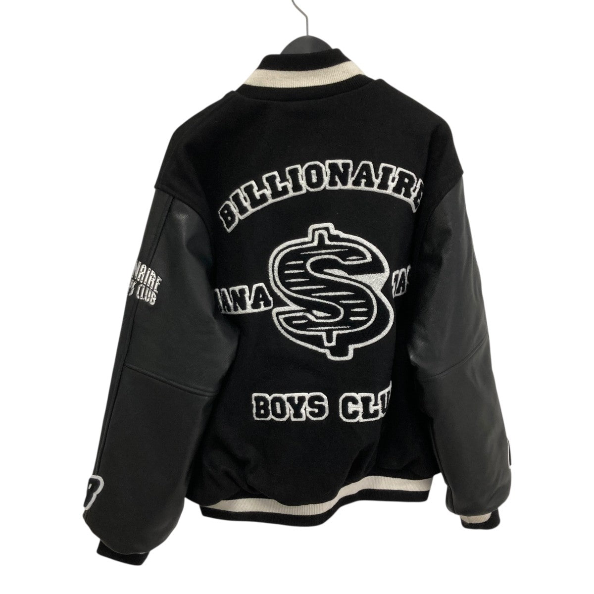 Billionaire Boys Club スタジャン S Billionire Boys Club X Manastash Leather Sleeve Varsity Jacket