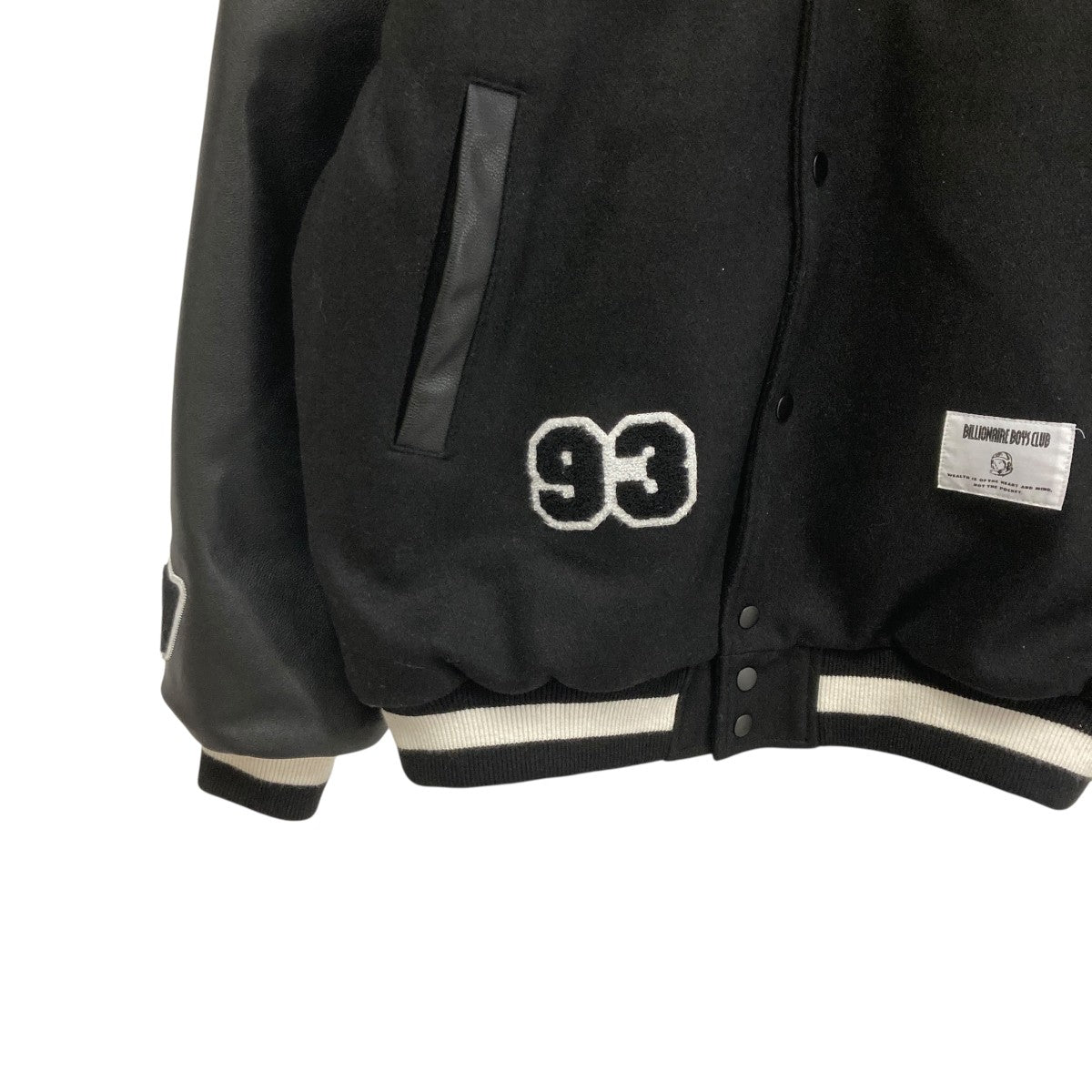 Manastash Leather Sleeve Varsity JacketスタジャンBBCJP261X001