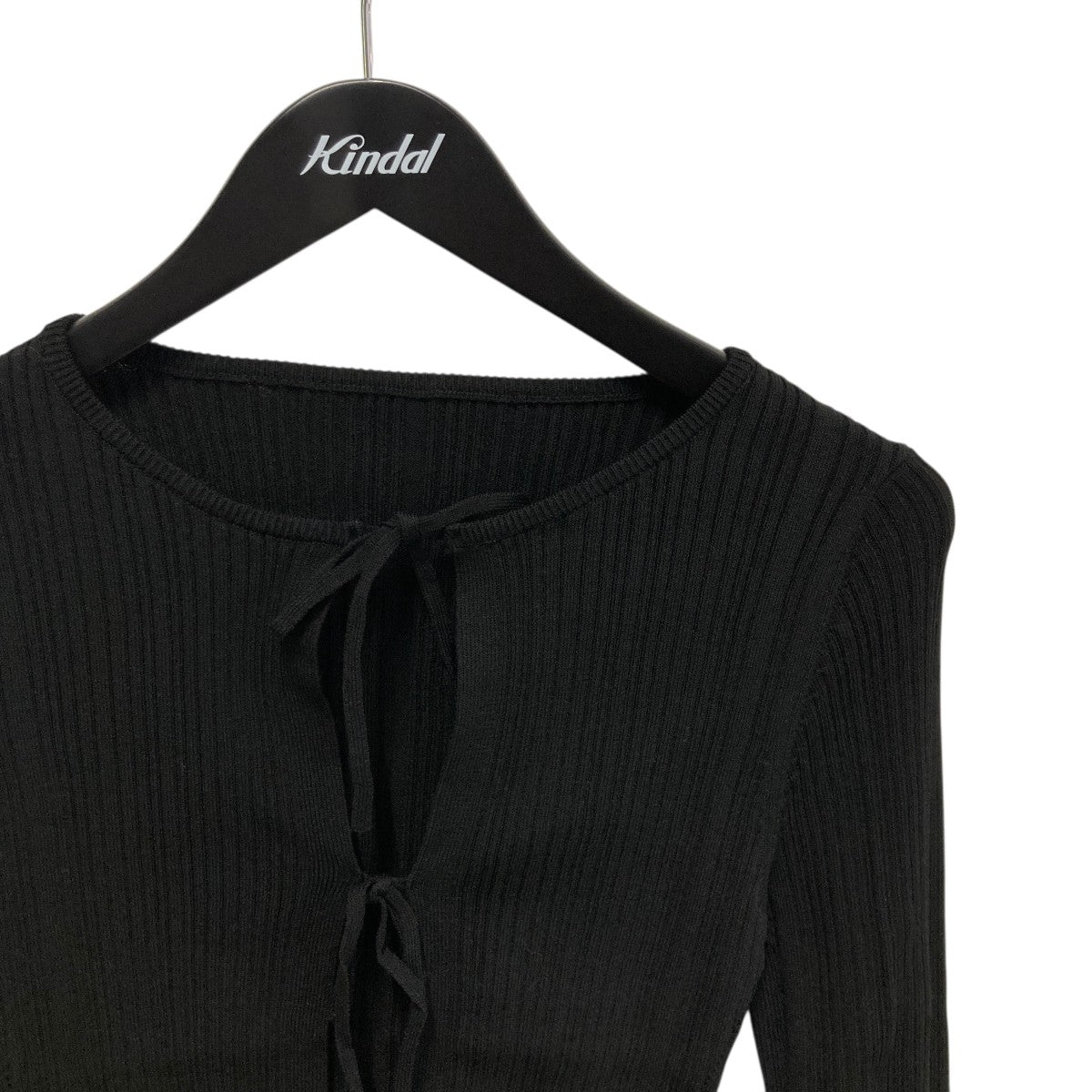 STUDIOUS Ribbon Front Knit Cardiganカーディガン125231002 古着・中古-3枚目のアイテム画像