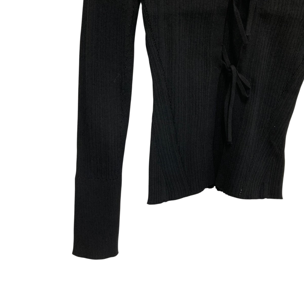 STUDIOUS Ribbon Front Knit Cardiganカーディガン125231002 古着・中古-4枚目のアイテム画像