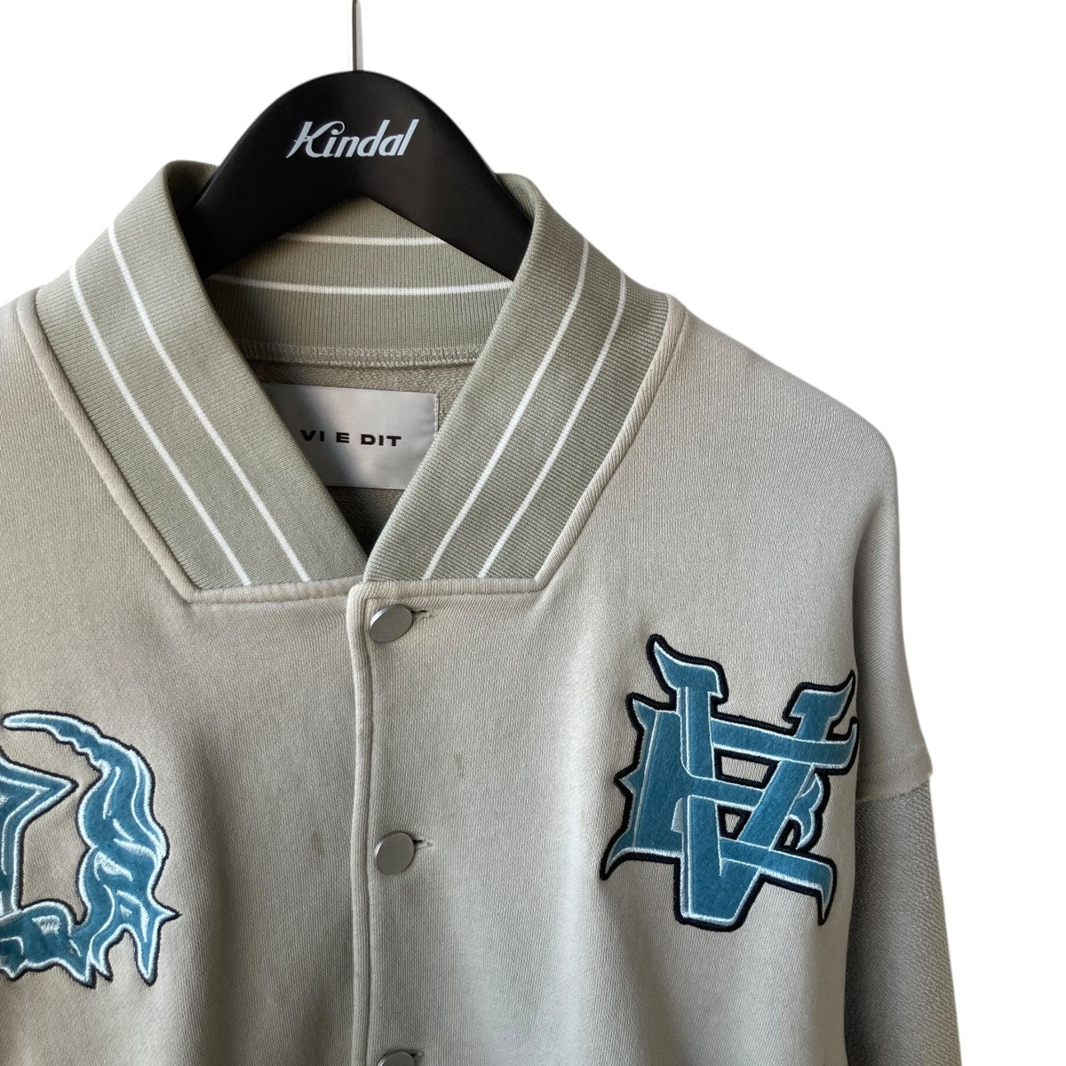 Urban grunge sweatshirt stadium jacketスタジャン2503-VED-FJP0002