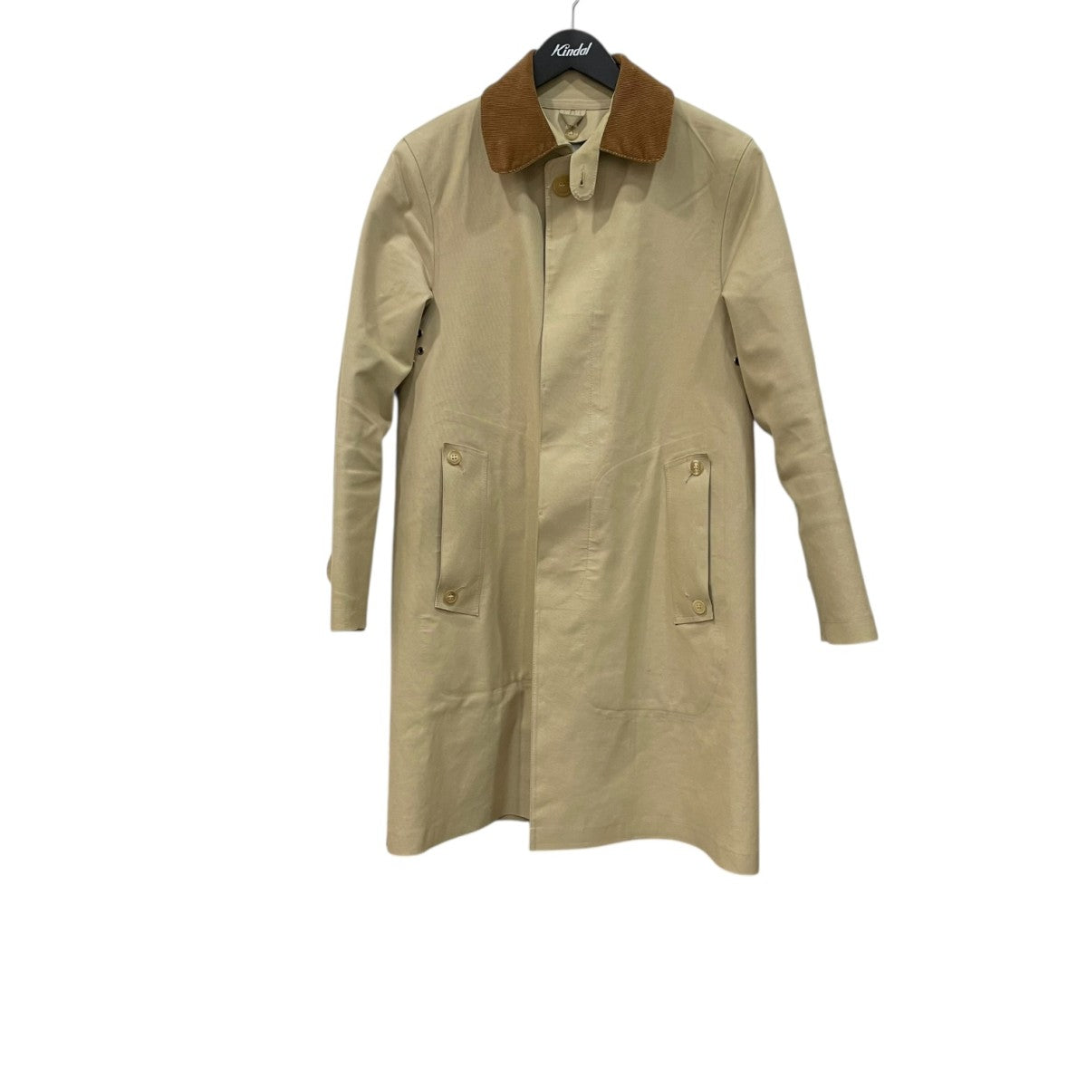 Maison Kitsune タイロッケンコート 定価10万円・極美品】メゾンキツネ ロング タイロッケンコート - メルカリ