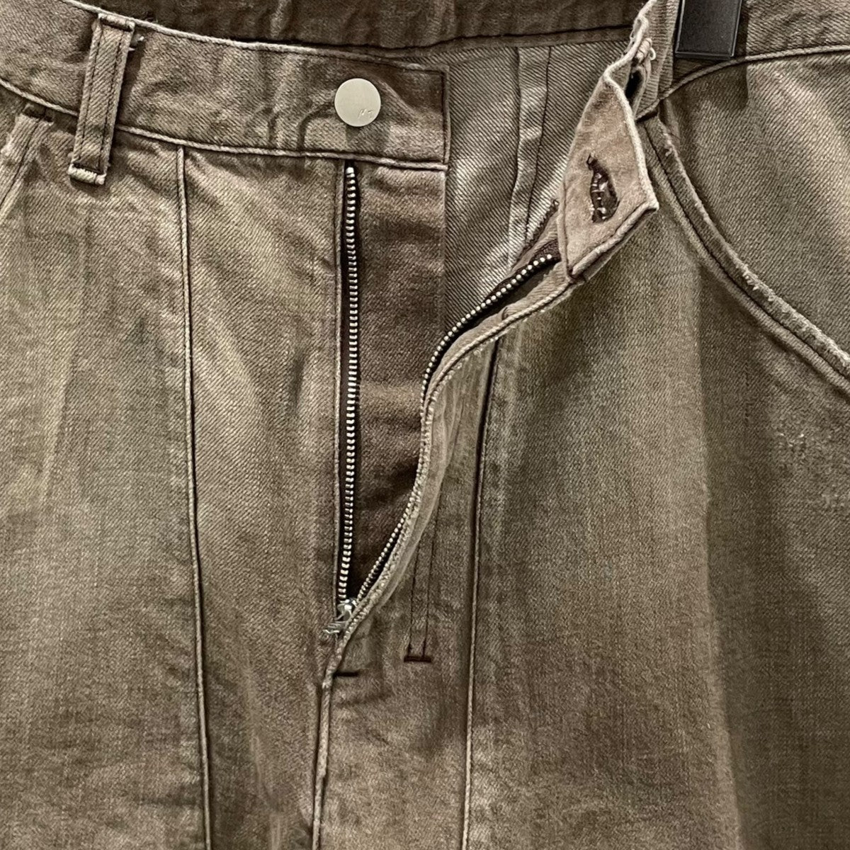ANCELLM×1LDK 24SS 加工デニムパンツ DOUBLE KNEE PAINTER PANTS