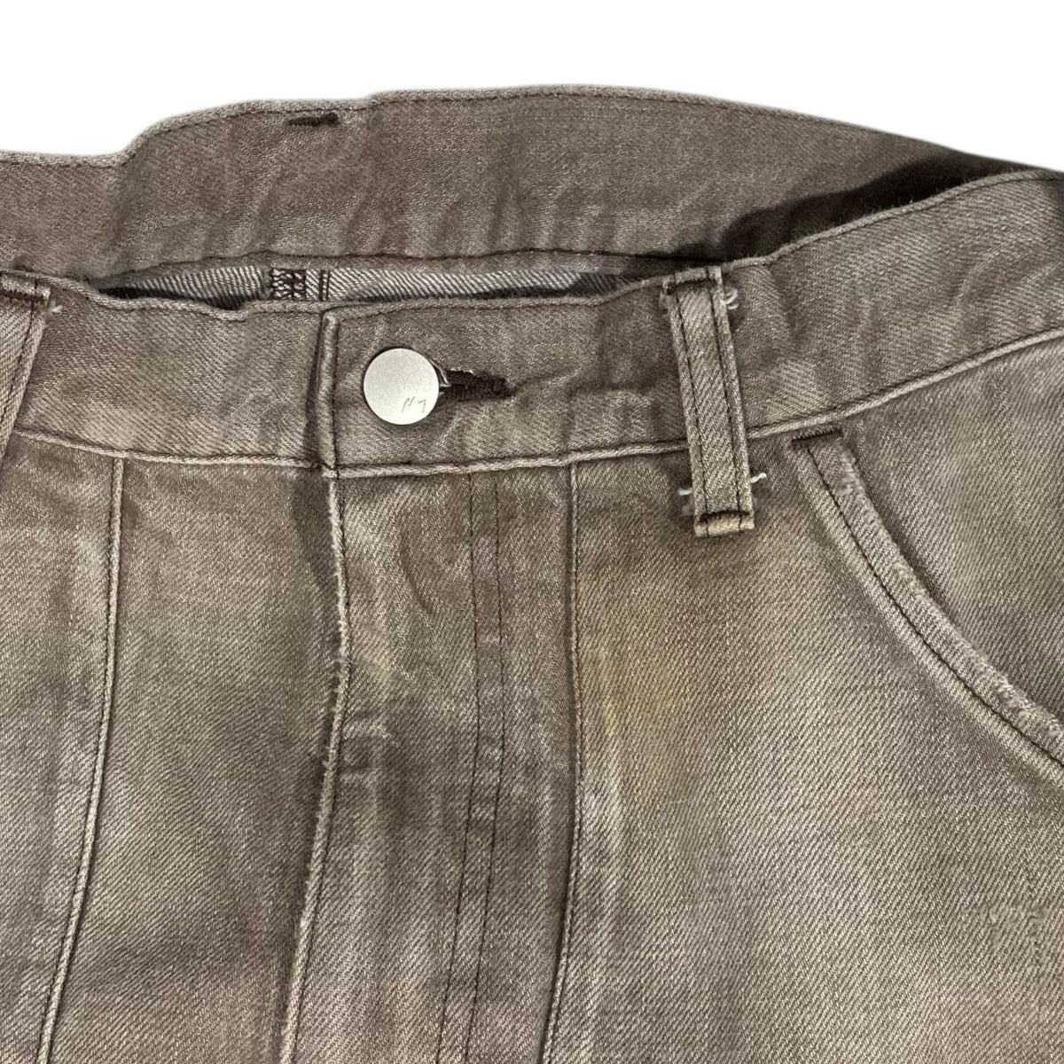 24SS 加工デニムパンツ DOUBLE KNEE PAINTER PANTS ダブルニーペインターパンツ ANC-1LDK-03