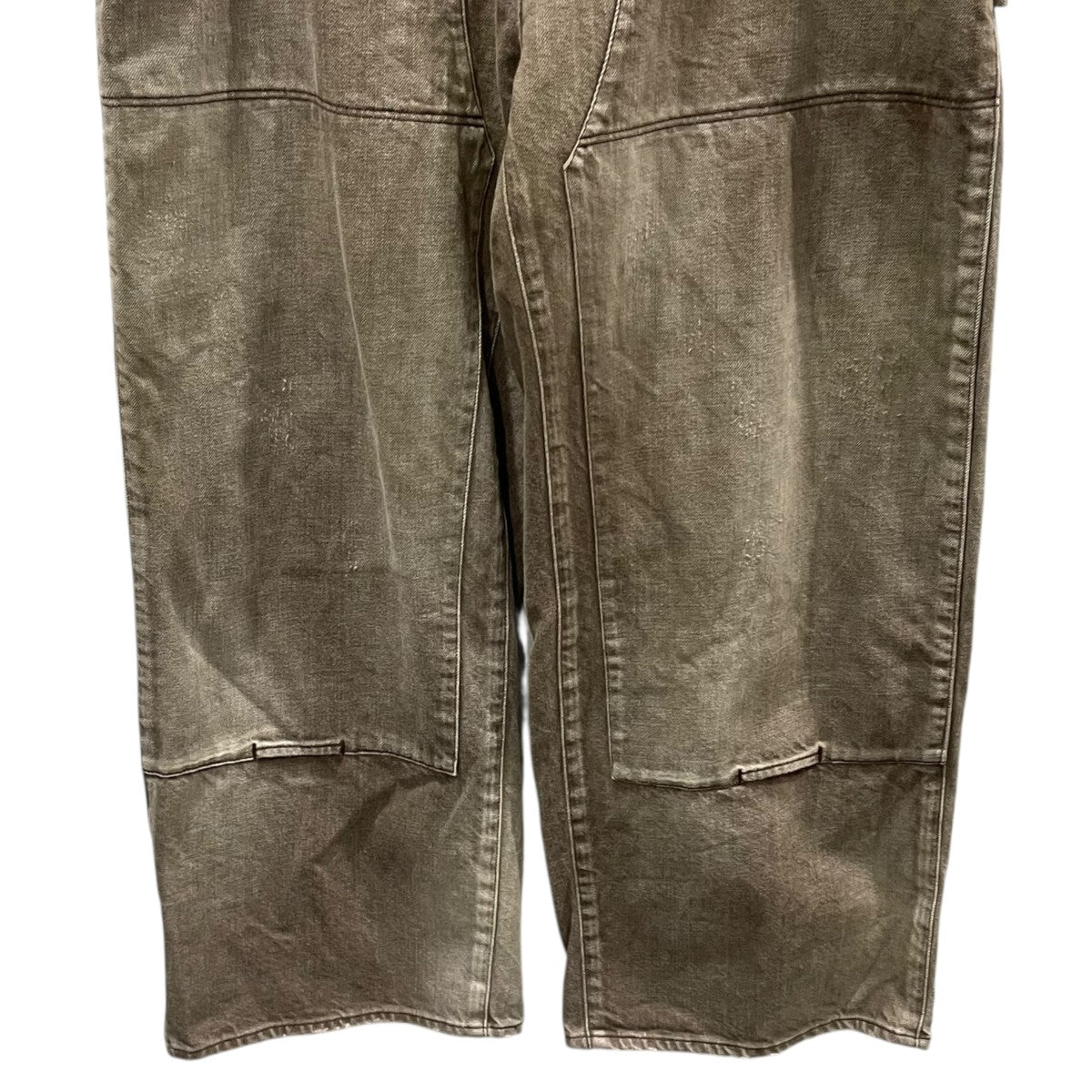 ANCELLM×1LDK 24SS 加工デニムパンツ DOUBLE KNEE PAINTER PANTS