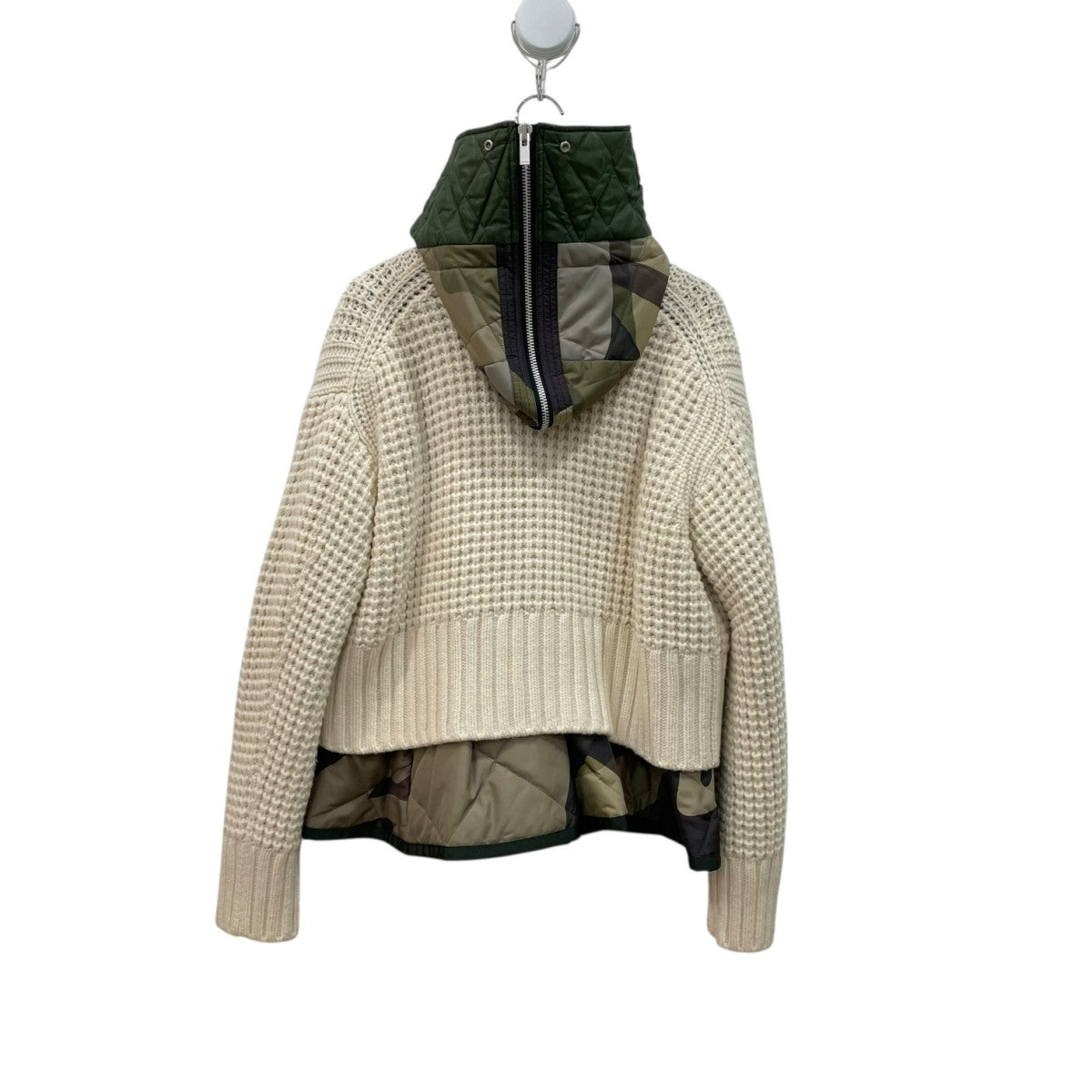 Nylon Twill x Wool Knit Blouson21-05687