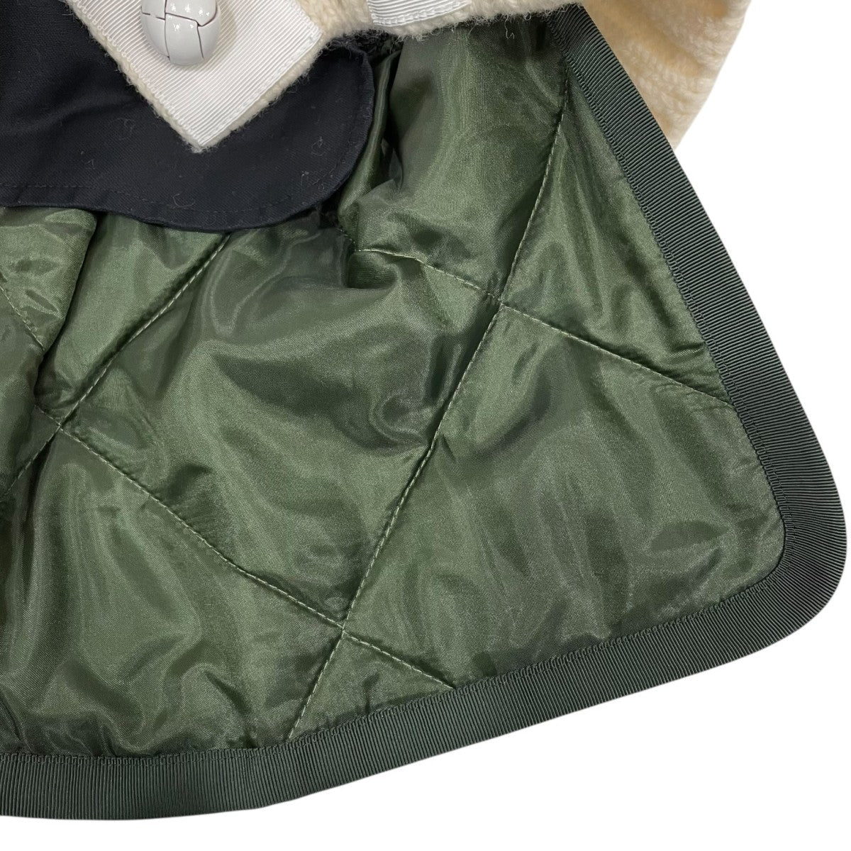 Nylon Twill x Wool Knit Blouson21-05687