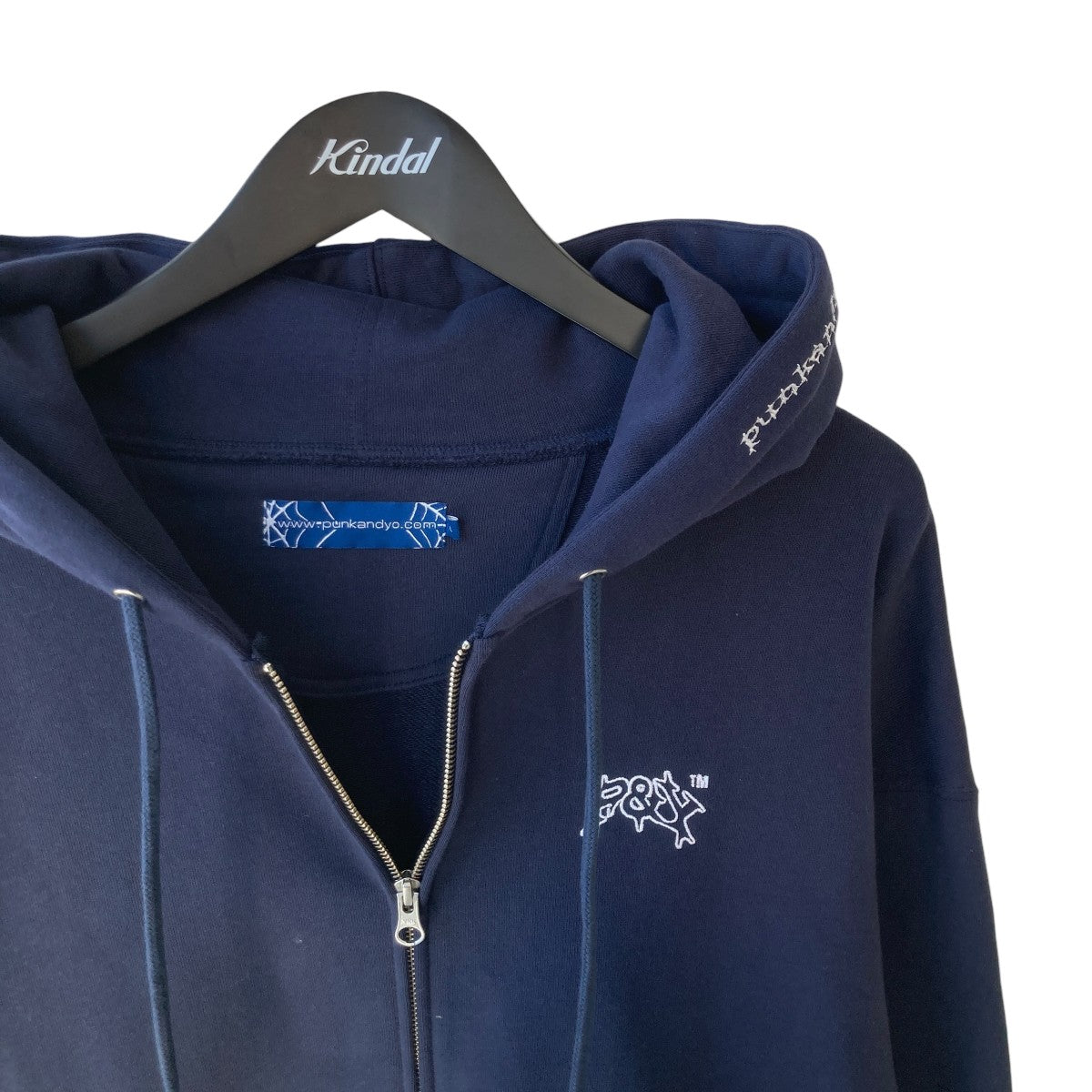 punkandyo ジップパーカー Mサイズ ネイビー punkandyo ジップパーカー Mサイズ ネイビー