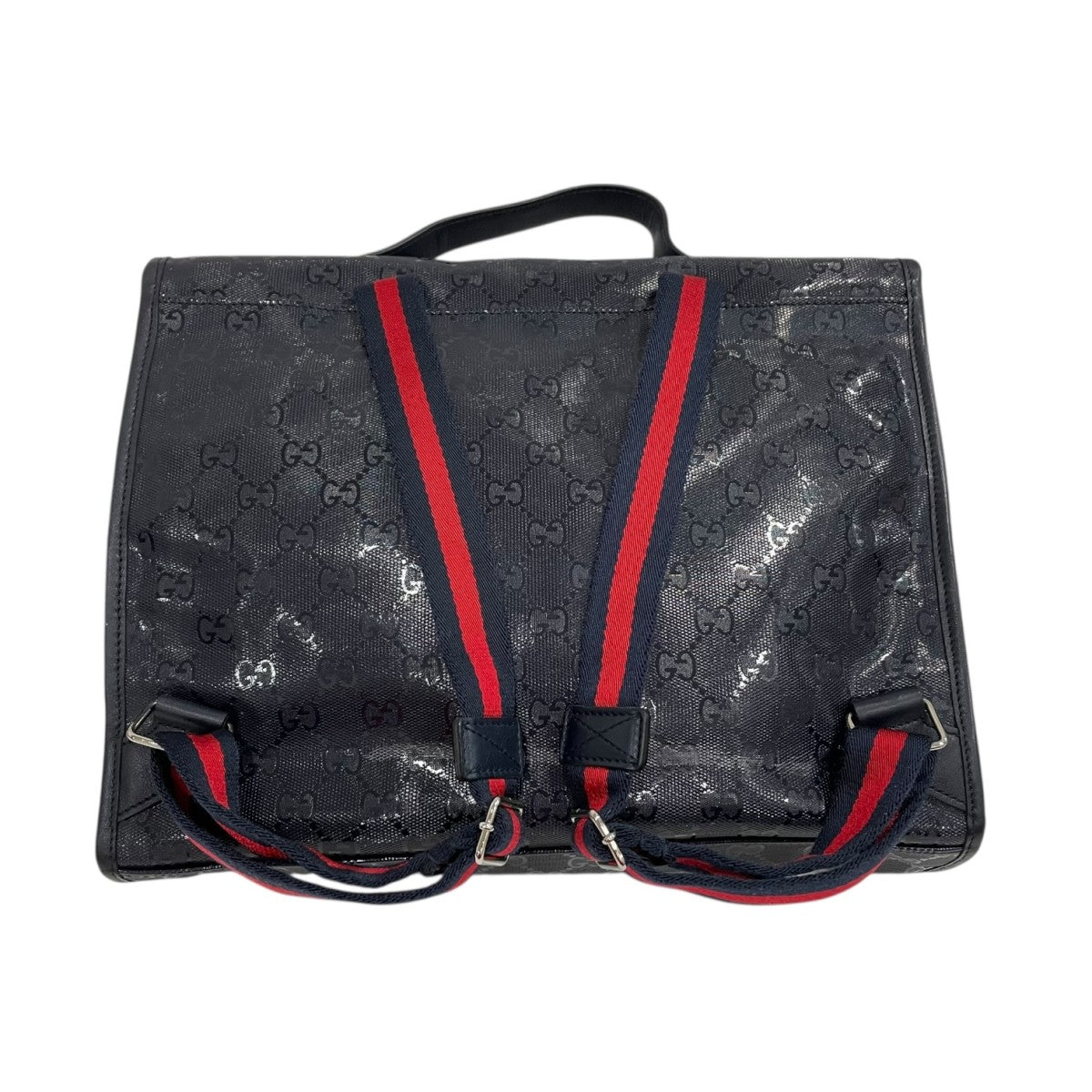 【正規品】GUCCI ブラックナイロンリュック バックパック GUCCI(グッチ) インプリメリュック271102 271102 200047 ネイビー