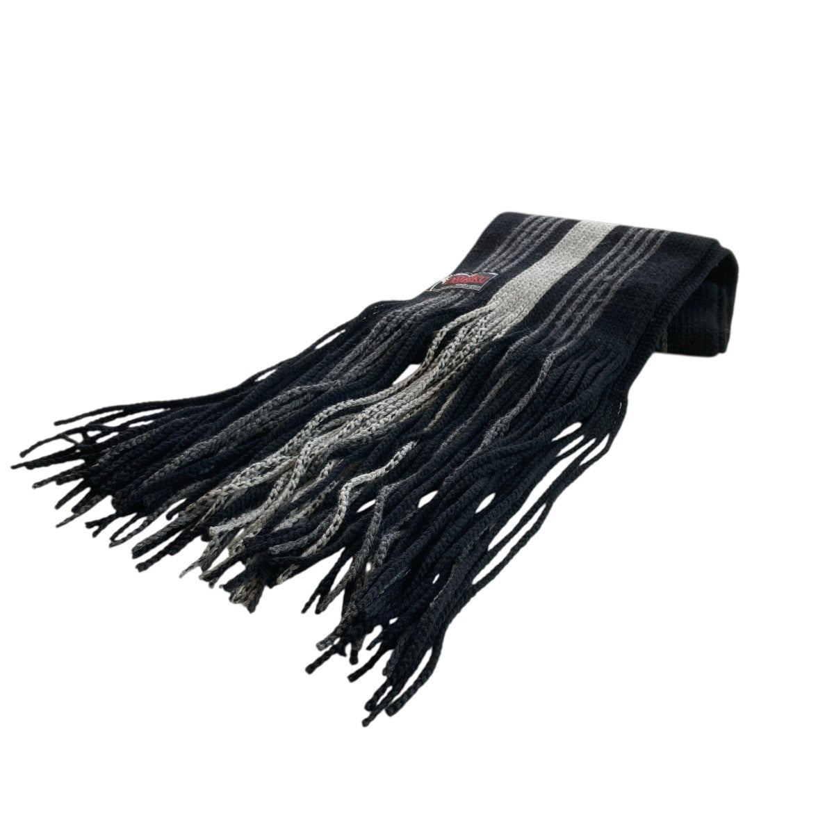 LONGFRINGESCHOOL MUFFLERストライプマフラー22AW-K-12