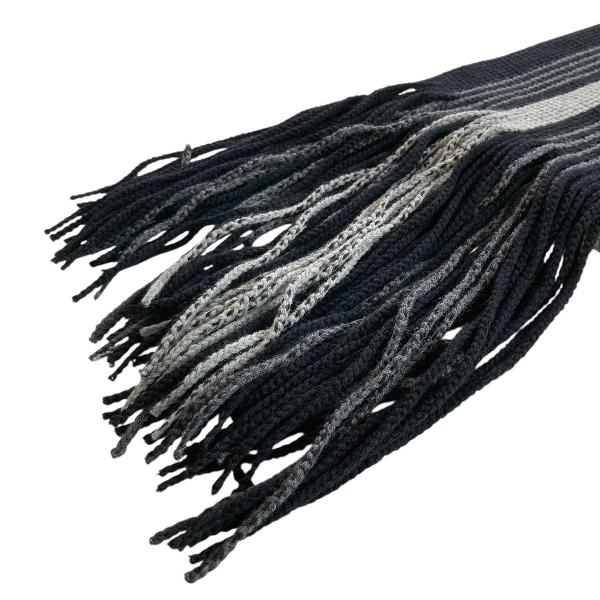 LONGFRINGESCHOOL MUFFLERストライプマフラー22AW-K-12