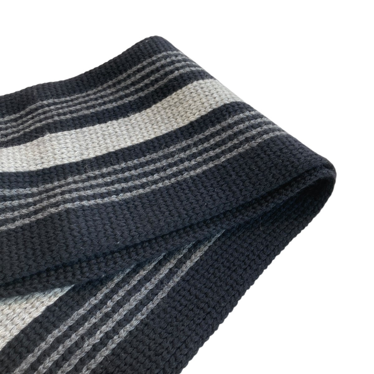 LONGFRINGESCHOOL MUFFLERストライプマフラー22AW-K-12