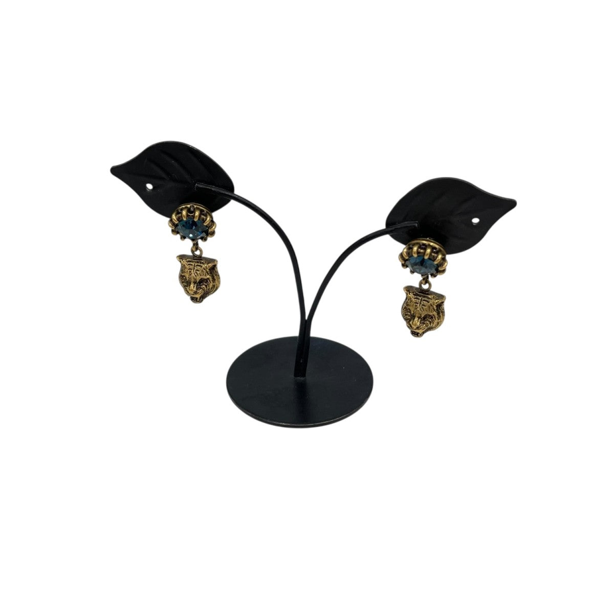 美品　GUCCI　タイガーヘッド　ゴールド　イヤリング　イヤークリップ　グッチ 美品 GUCCI タイガーヘッド ゴールド イヤリング イヤークリップ グッチ