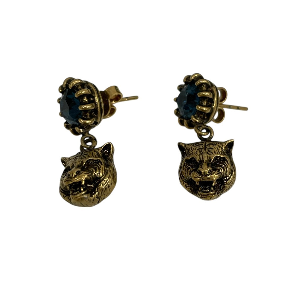 GUCCI(グッチ) タイガーヘッド ビジュー ゴールド｜【公式】カインド