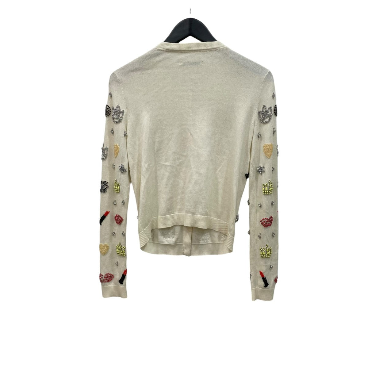 新品未使用　アリスアンドオリビア　カーディガン　ロング alice+olivia(アリスアンドオリヴィア) カーディガン アイボリー