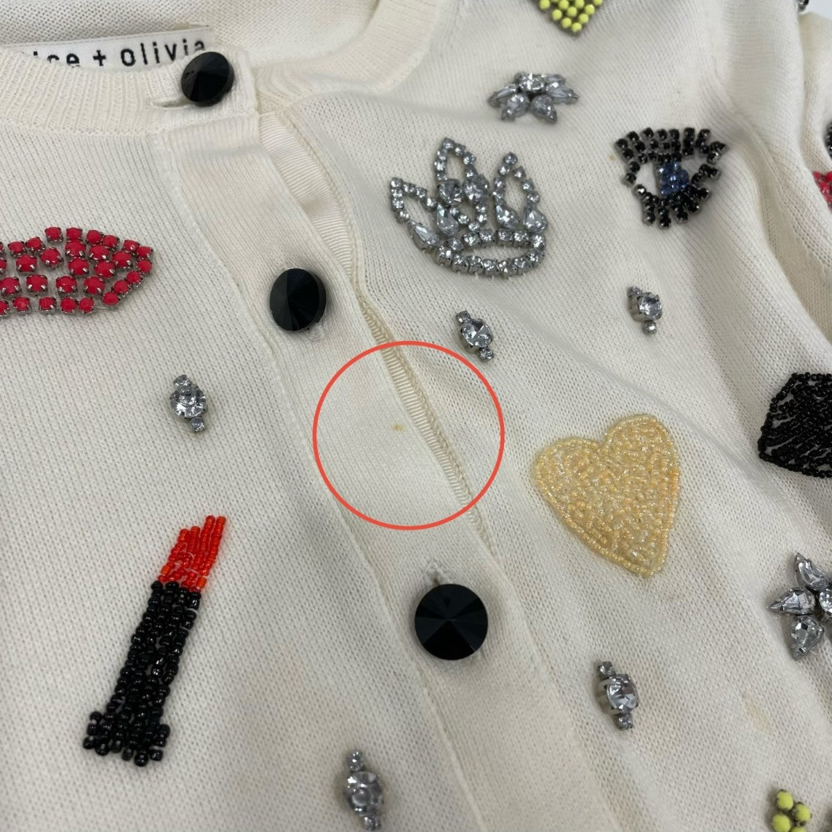 alice+olivia(アリスアンドオリヴィア) カーディガン アイボリー