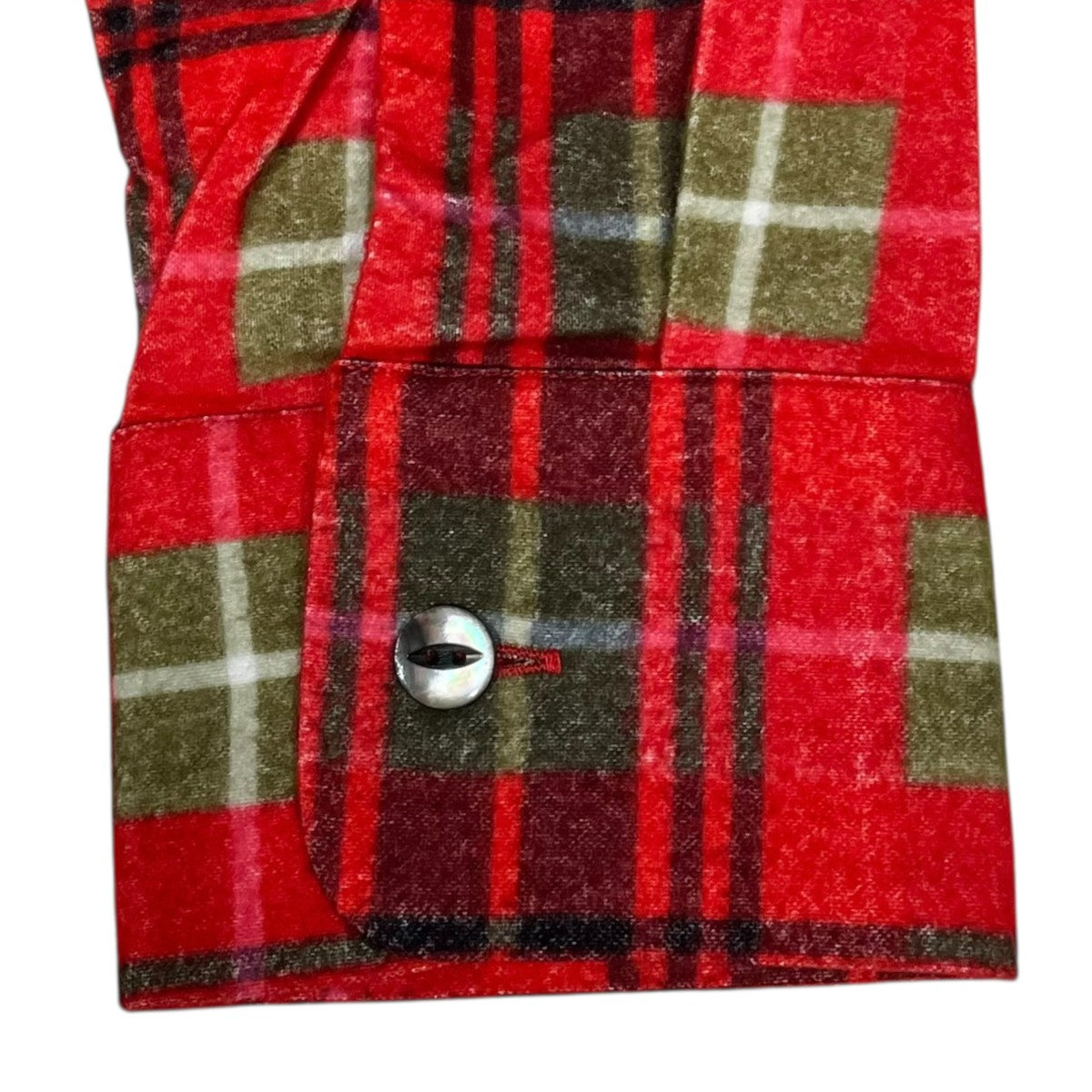 22AW チェック柄シャツ One-Up Shirt R／C FLANNEL CLOTH ／ PRINTED ワンナップ シャツ レーヨンコットン フランネル クロス LQ153