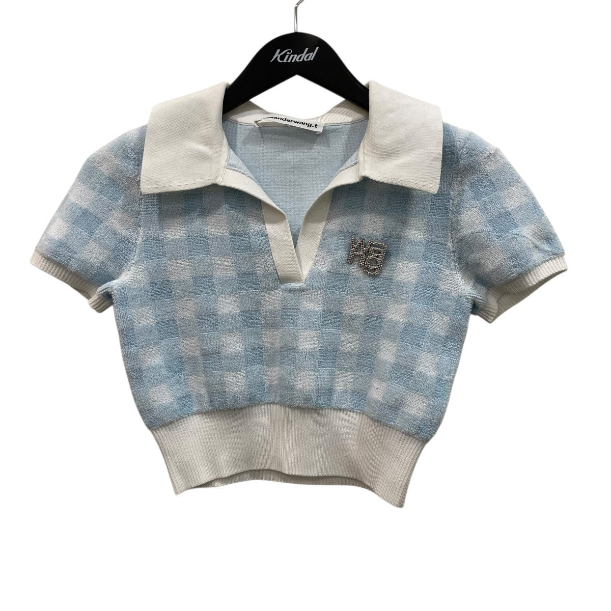 ALEXANDER WANG ニットポロシャツ 古着・中古-1枚目のアイテム画像